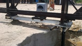 Купить сваи для ворот в Чусовой. Заказать ворота на сваях под ключ от 22242 руб